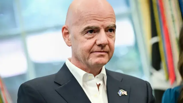 En la foto, el presidente de la FIFA, Gianni Infantino