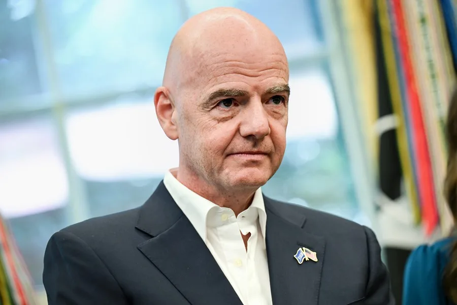 En la foto, el presidente de la FIFA, Gianni Infantino
