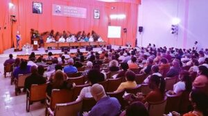 En la foto, una asamblea