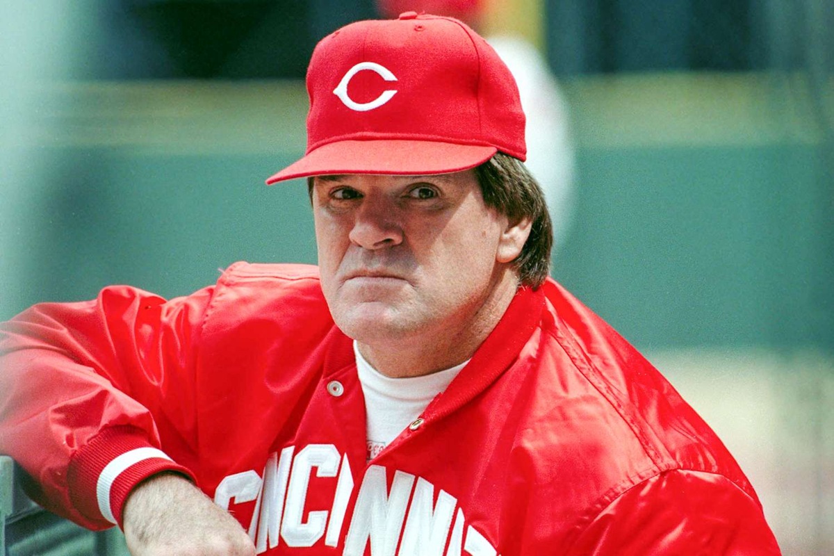 En la foto, Pete Rose