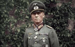 En la foto, el mariscal de campo Erwin Rommel