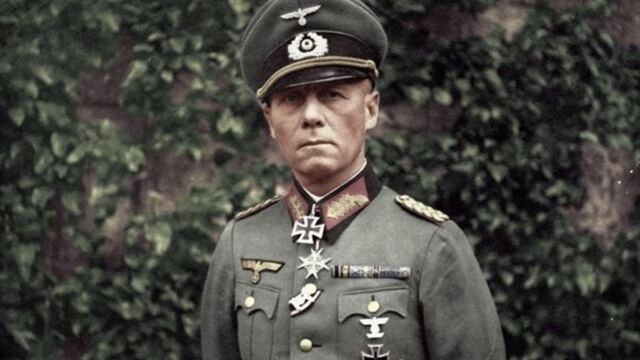 En la foto, el mariscal de campo Erwin Rommel