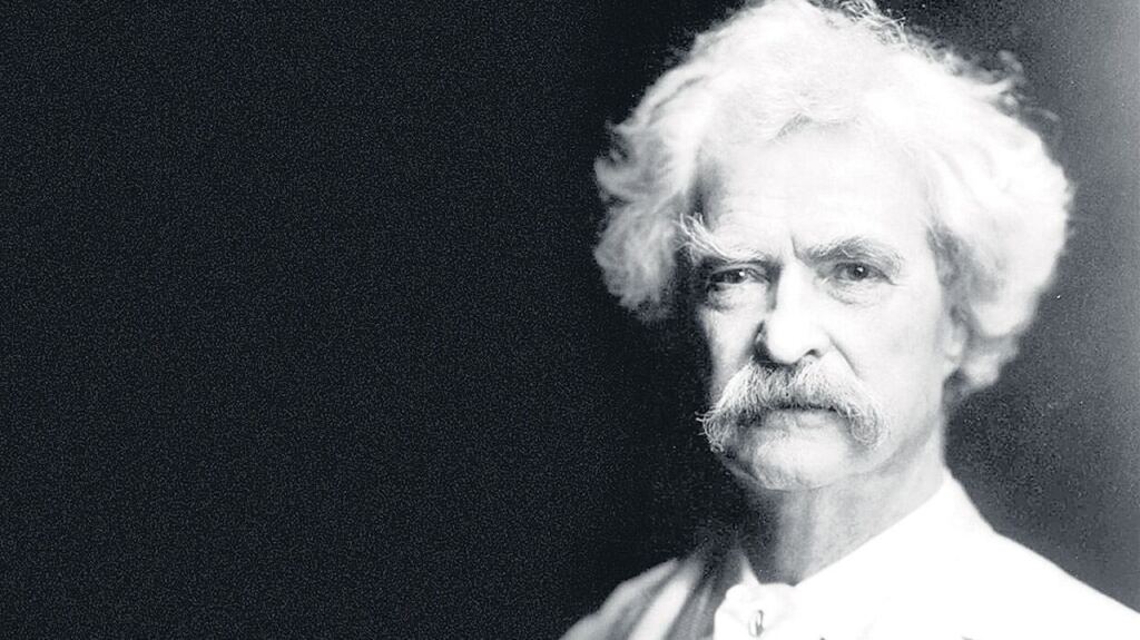 En la foto, Mark Twain