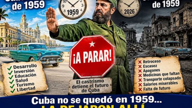 Cuba no se quedó en 1959: la dejaron allí 1 En la foto, una imagen relativa al texto