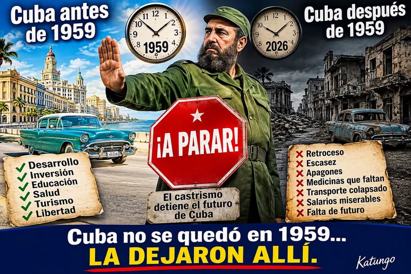 Cuba no se quedó en 1959: la dejaron allí 3 En la foto, una imagen relativa al texto