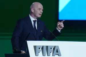 En la foto, El presidente de la FIFA, Gianni Infantino