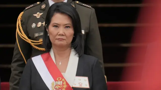 En la foto, la presidenta de Perú, Keiko Fujimori