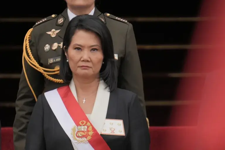 Keiko Fujimori confirma el apoyo de empresario argentino en su última campaña electoral 1 En la foto, la presidenta de Perú, Keiko Fujimori