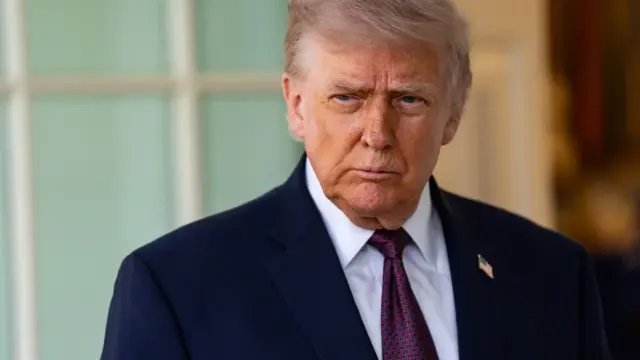 En la foto, el presidente de Estados Unidos, Donald Trump