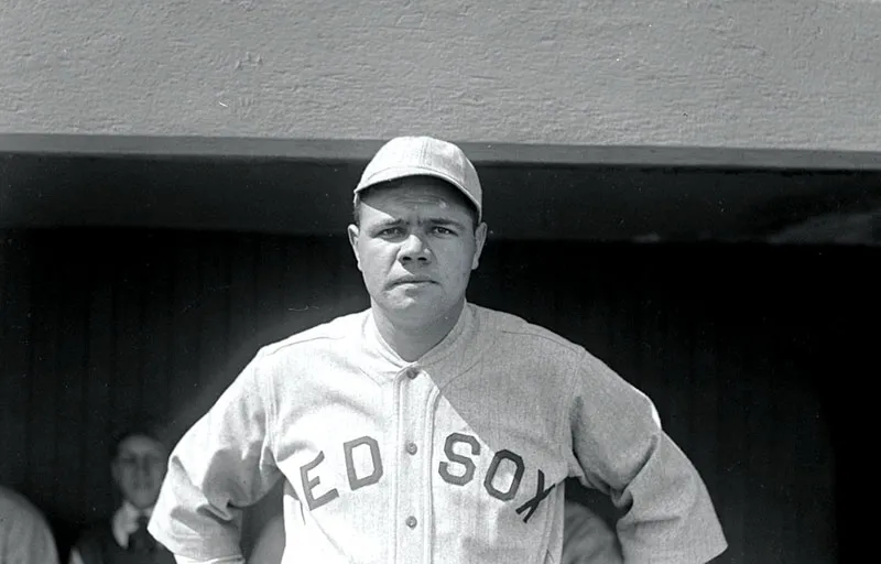 En la foto, Babe Ruth