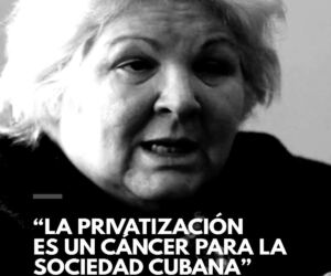 En la foto, Aleida Guevara, la hija del Che