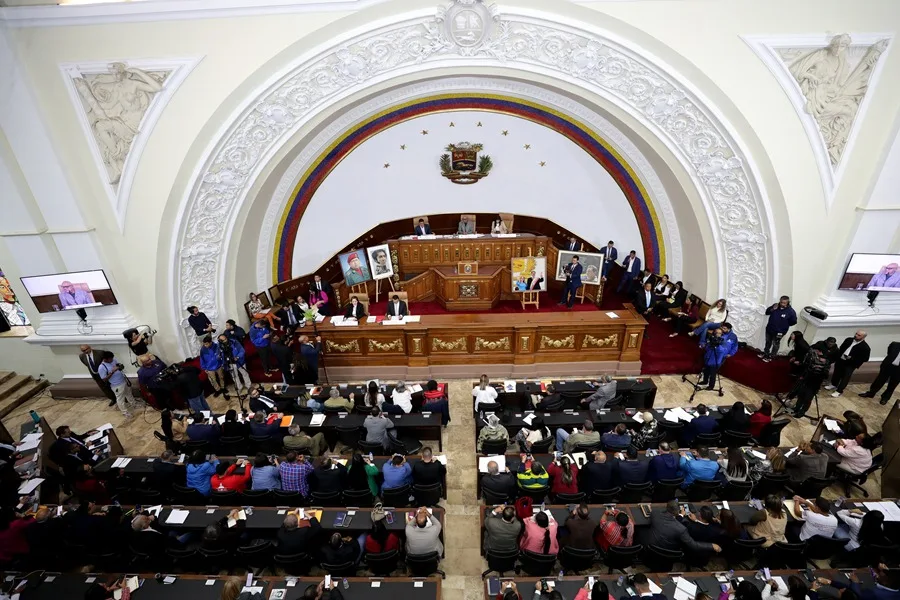 El Parlamento venezolano destituye al presidente del Grupo de Amistad con Estados Unidos 4 En la foto, una sesión en la Asamblea Nacional de Venezuela, en Caracas