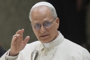 En la foto, el Papa León XIV