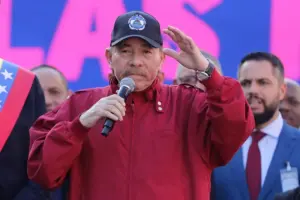 En la foto, el presidente de Nicaragua, Daniel Ortega