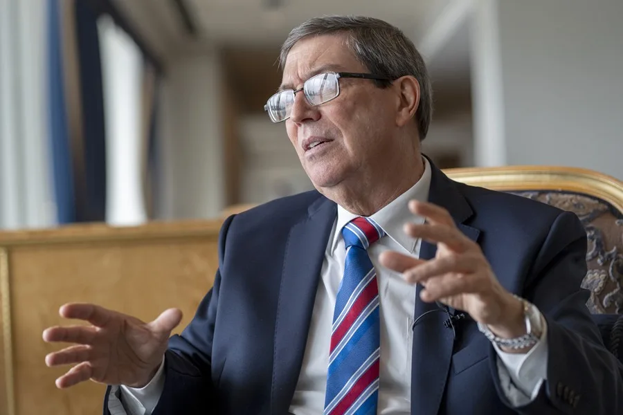 Diarreas en la cúpula cubana ante un posible estallido social 2 En la foto, el canciller del castrismo, Bruno Rodríguez Parrilla