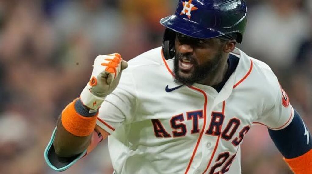 Astros se despegan en el Oeste de la Liga Americana 4 En la foto, jugador de los Astros celebra