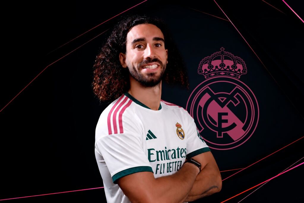 En la foto, Marc Cucurella