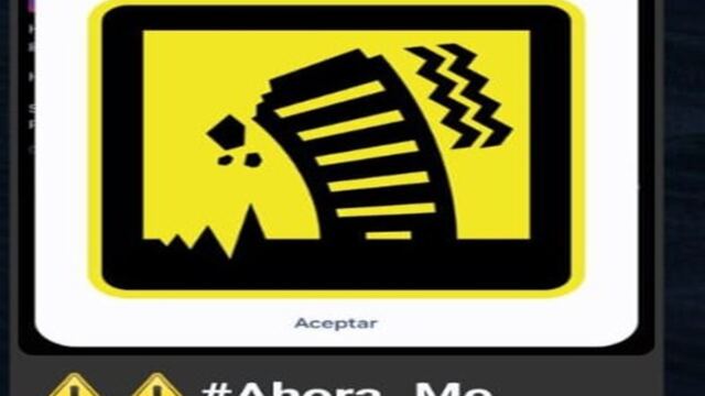 Alarma sísmica enciende el pánico en Matanzas: el miedo se suma a la crisis cubana 1 En la foto, el mensaje de alarma que recibieron los celulares