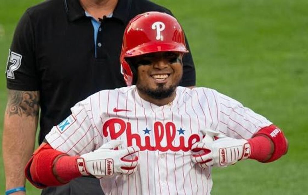 Nationals frena en siete su racha de derrotas a costa de Phillies 2 En la foto, Luis Arráez