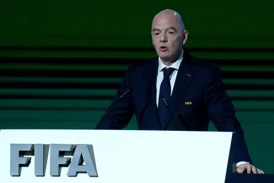 En la foto, El presidente de la FIFA, Gianni Infantino