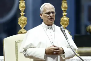 En la foto, El papa León Leo XIV