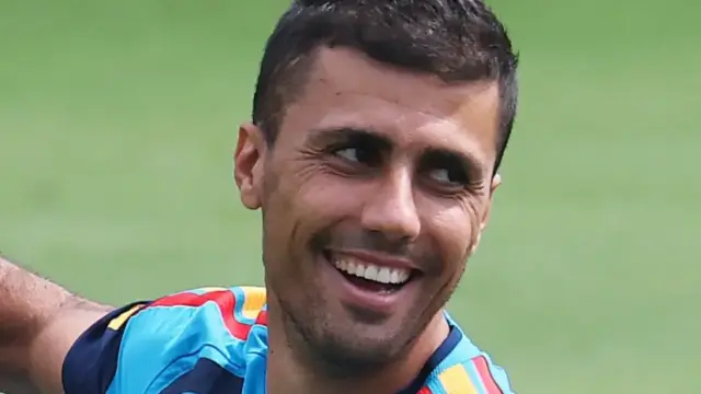 En la foto, Rodri