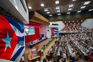 En la foto, Coloquio Internacional en homenaje a Fidel Castro