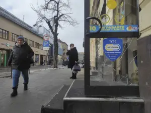 En la foto, una calle de Leópolis