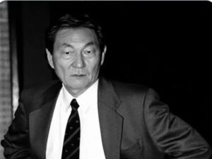 En la foto, Zhu Rongji