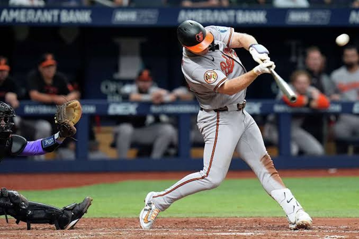Sencillo de Tyler O'Neill en la 10ma entrada da a Orioles triunfo sobre Rays 1 En la foto, Tyler O'Neill