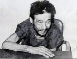 En la foto, Shoichi Yokoi poco después de volver a la civilización