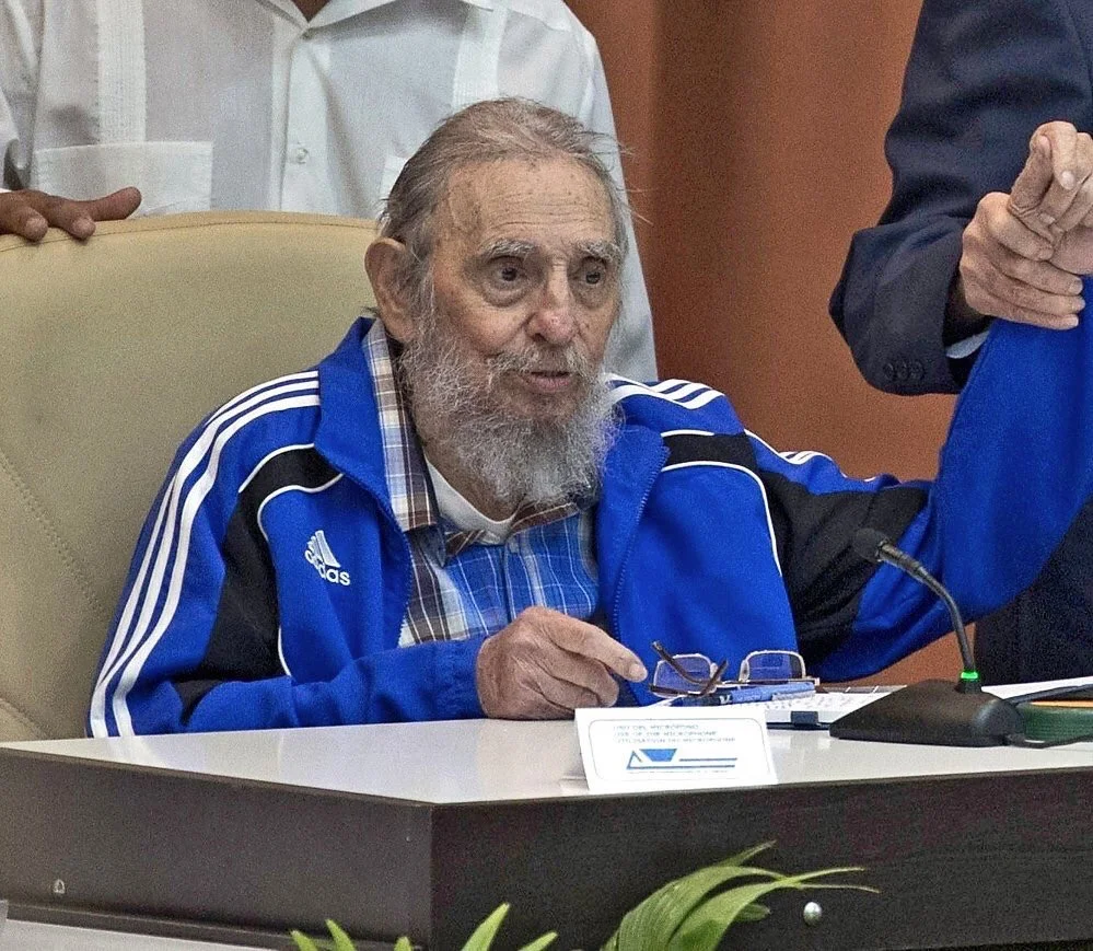En la foto, Fidel Castro