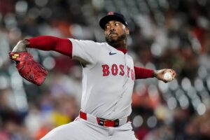 En la foto, Aroldis Chapman