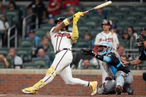 En la foto, Ronald Acuña Jr.