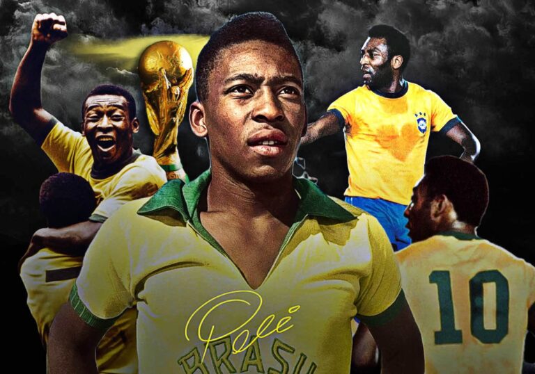 En la foto, Pelé