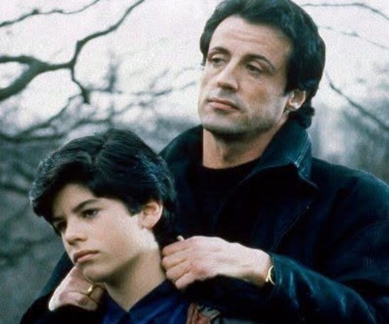 En la foto, Sylvester Stallone y su hijo Sage