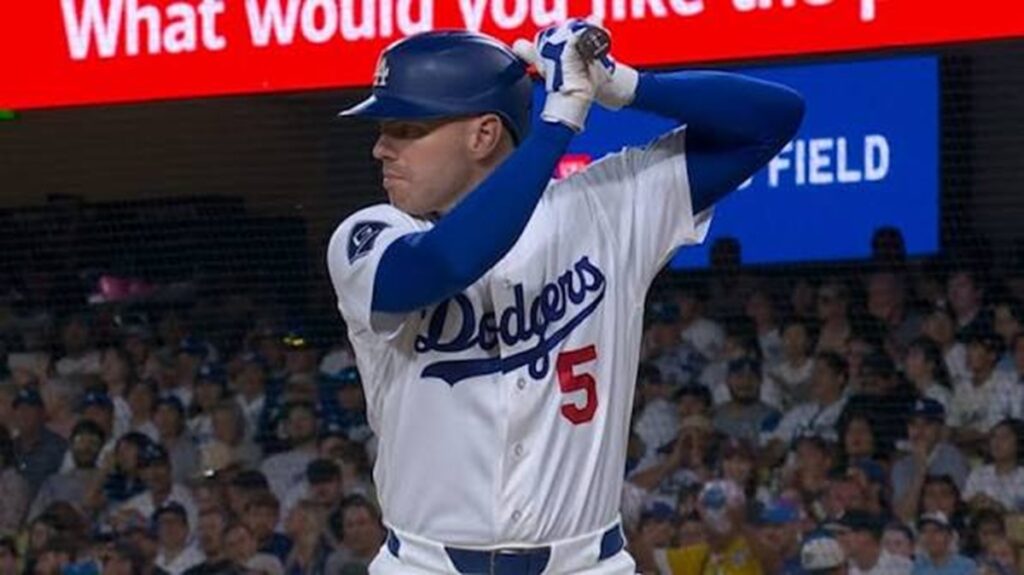 En la foto, Freddie Freeman