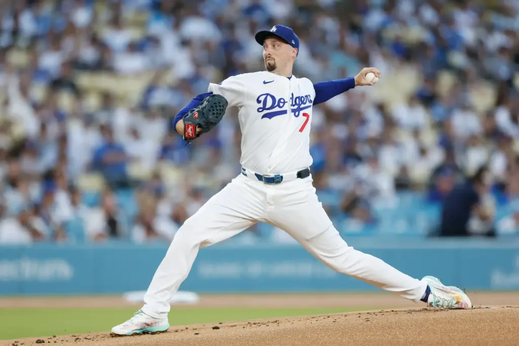 En la foto, Blake Snell