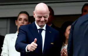En la foto, El presidente de la FIFA, Gianni Infantino