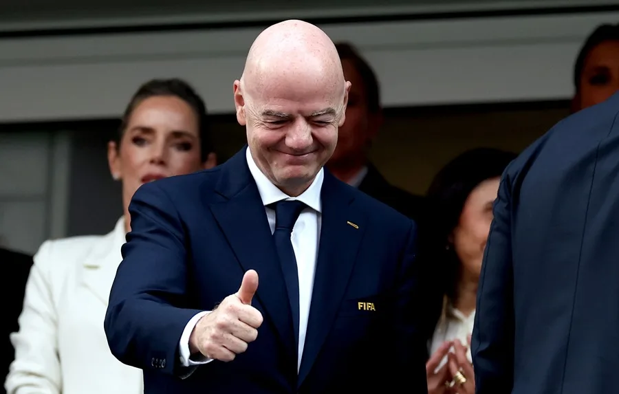 En la foto, El presidente de la FIFA, Gianni Infantino