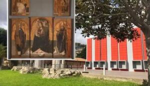 En la foto, obras de Antonello robadas del Museo de Messina