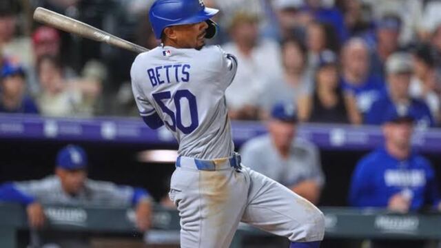 En la foto, Mookie Betts
