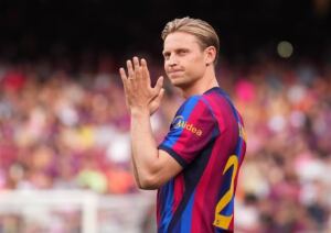 En la foto, Frenkie de Jong