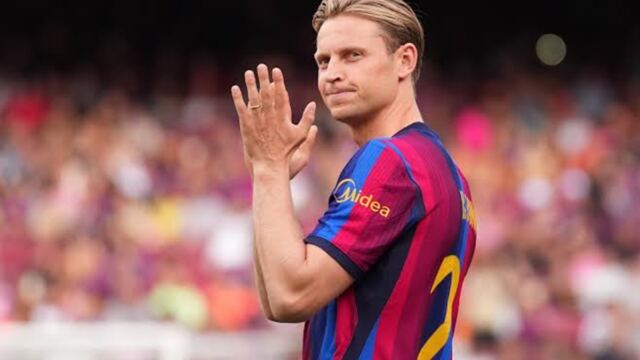 En la foto, Frenkie de Jong