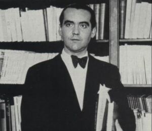 En la foto, Federico García Lorca