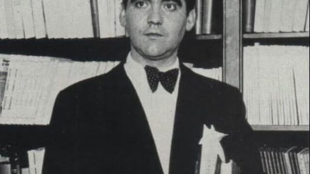 En la foto, Federico García Lorca