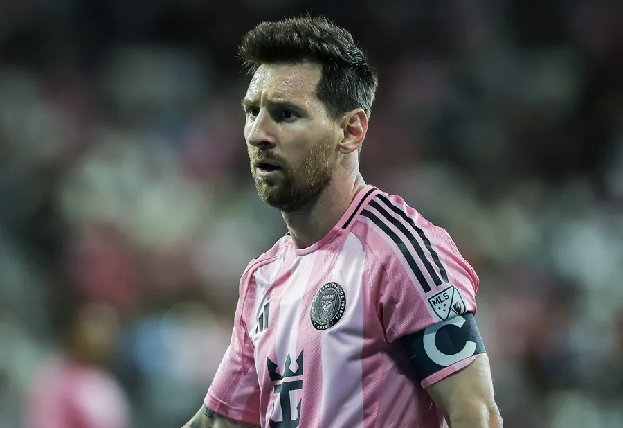 En la foto, Lionel Messi disputando un partido con el Inter de Miami.
