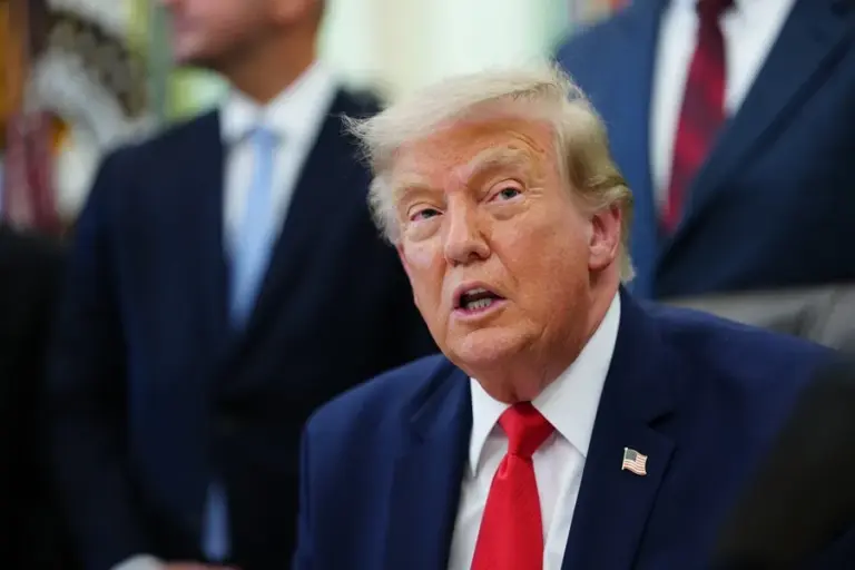 En la foto, el presidente de Estados Unidos, Donald Trump, durante una reunión en Washington