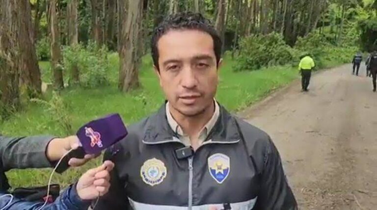 En la foto, el coronel Pablo Inga, jefe de la policía judicial
