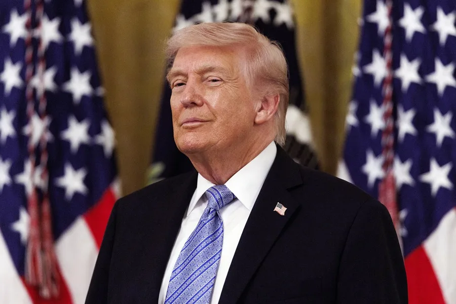 En la foto, el presidente de Estados Unidos, Donald Trump